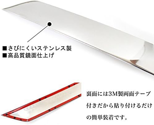 Amazon | ハリアー 60 系 バックドア ガーニッシュ メッキ バックドア